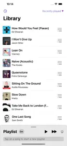 Burst Playlist screenshot #1 for iPhone