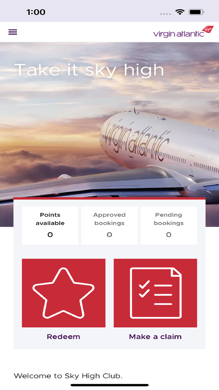 Virgin Atlantic Sky High Club