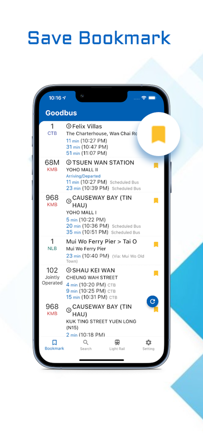 Goodbus - Hong Kong bus ETA