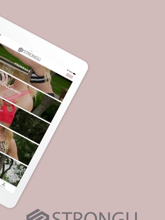 STRONGU iPad screenshot 2 - Health & Fitness app