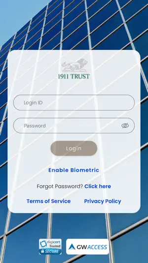 1911 Trust Co Access screenshot 1