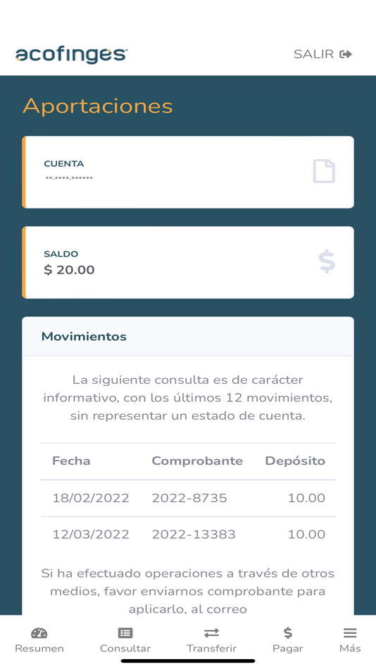 #3. acofinges (iOS) 由: Aso. Coop. de Ahorro y Cred de la Federacion de Ing. y Arq. de El Salvador de RL