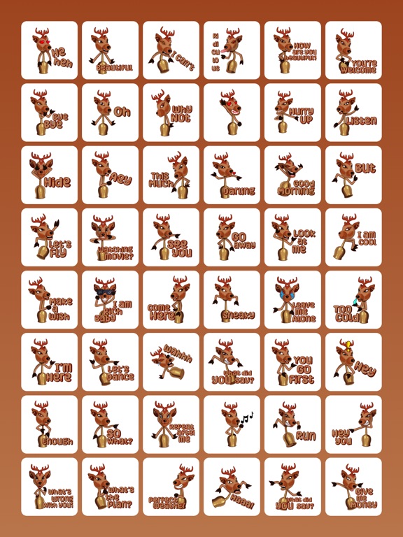 Screenshot #5 pour Bam Bam Golden Deer Stickers