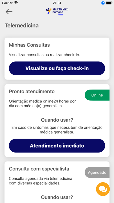 Sempre Vida Humana Saúde Sul Screenshot