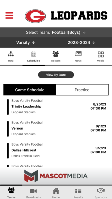 Gainesville Leopards Athletics Screenshot