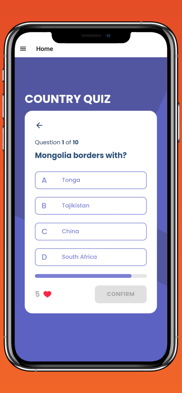 World Quiz - Country Geography