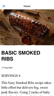 boss smokeit grill recipes iphone screenshot 1