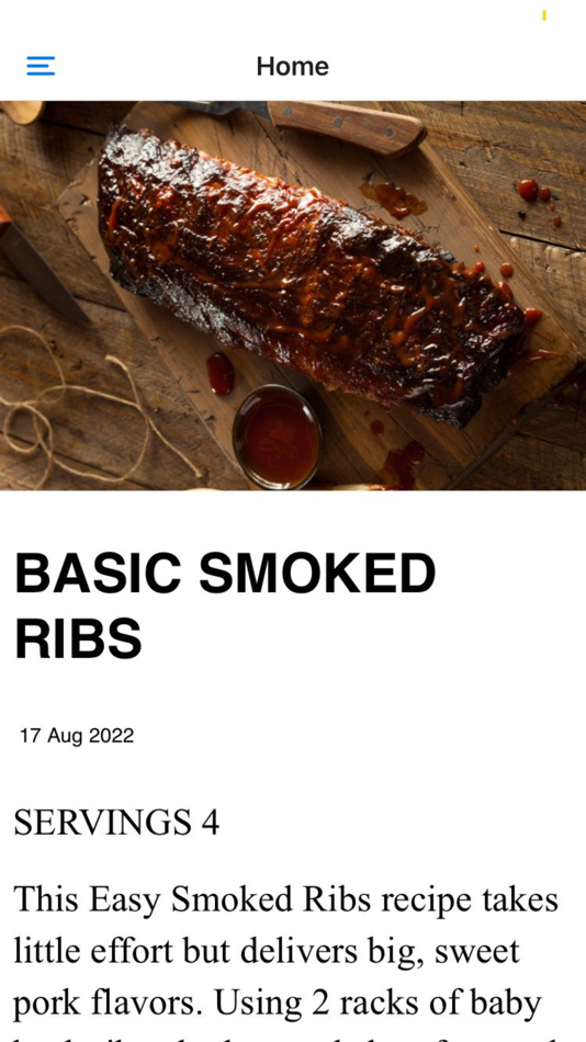 Boss Smokeit Grill Recipes - 1.3.0 - (iOS)