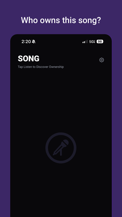 Song Identity Screenshot