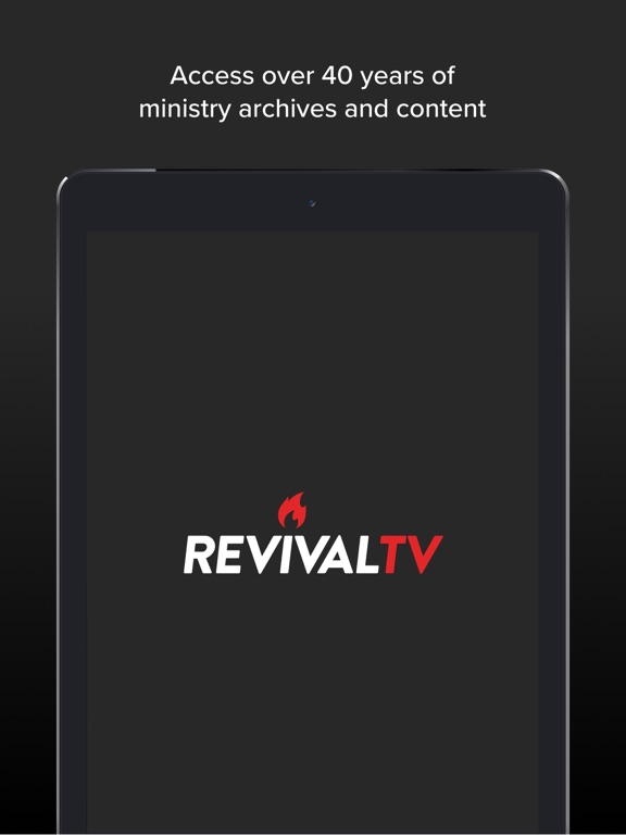 RevivalTV iPad screenshot 1 - Lifestyle app