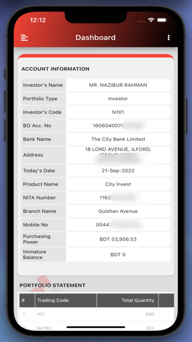 City Invest | Custodian Screenshot