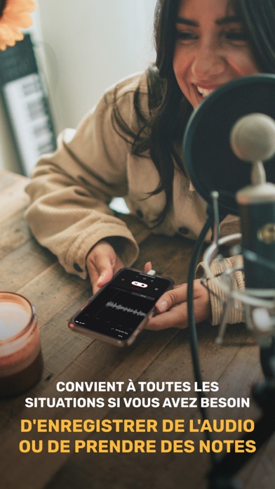 Screenshot #1 pour Voice Memo: Dictaphone, Notes