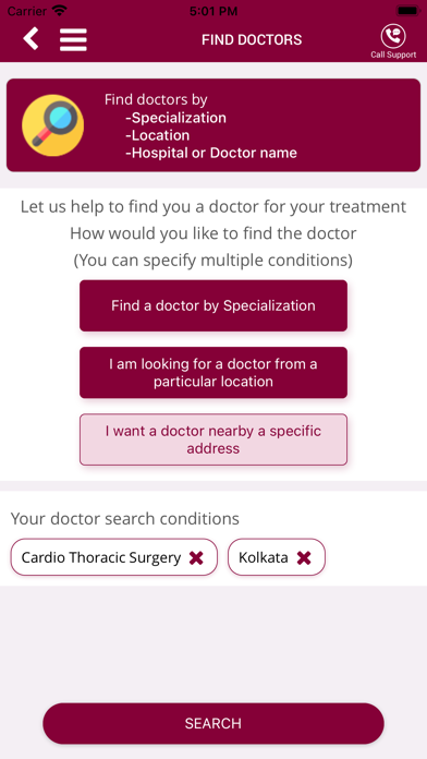 MAMATA Healthcare Screenshot