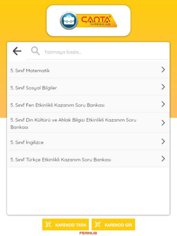 Çanta Video Çözüm iPad screenshot 2 - Education app