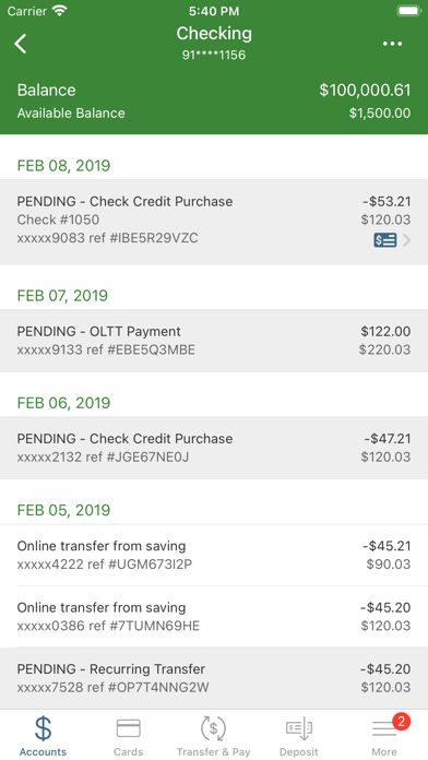 Wailuku Federal Credit Union Screenshot