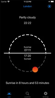 lux - sunrise and sunset iphone screenshot 2