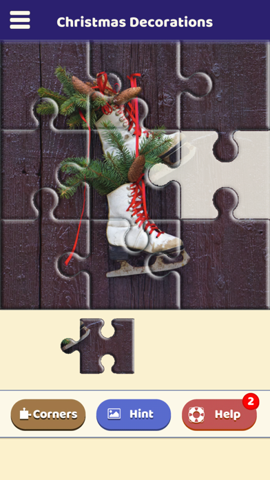 Christmas Decorations Puzzle Screenshot