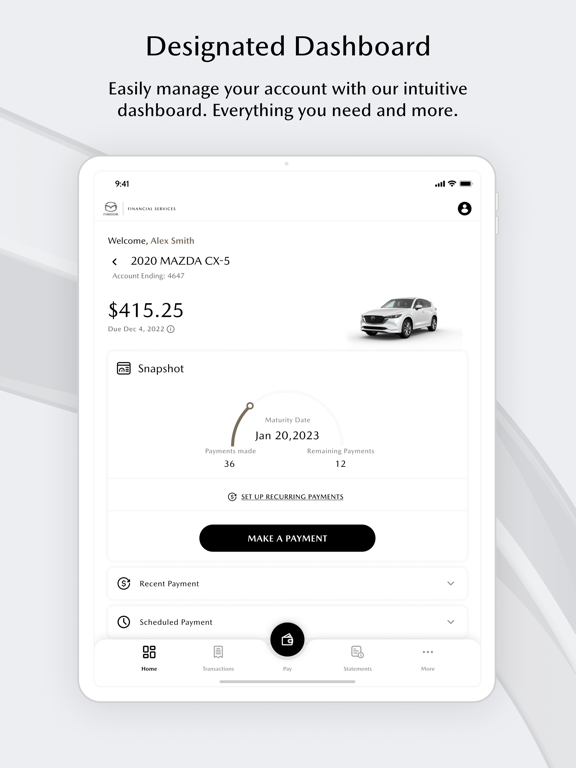 Mazda Financial Services screenshot 2