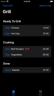 barbecue timer iphone screenshot 1