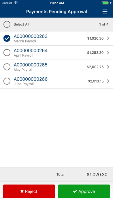 AMNB Treasury Management Screenshot