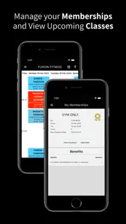 fusion fitness gym iphone screenshot 2