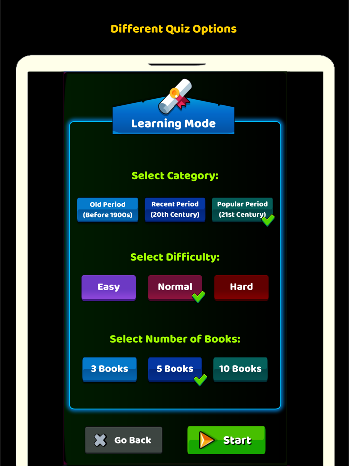 Books And Authors Quiz Game
