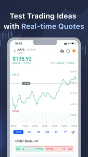 stock market simulator virtual iphone screenshot 4