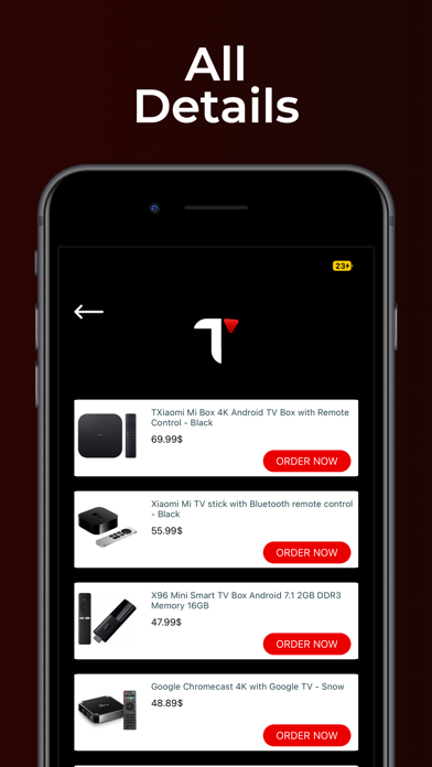 TV Player Store Screenshot