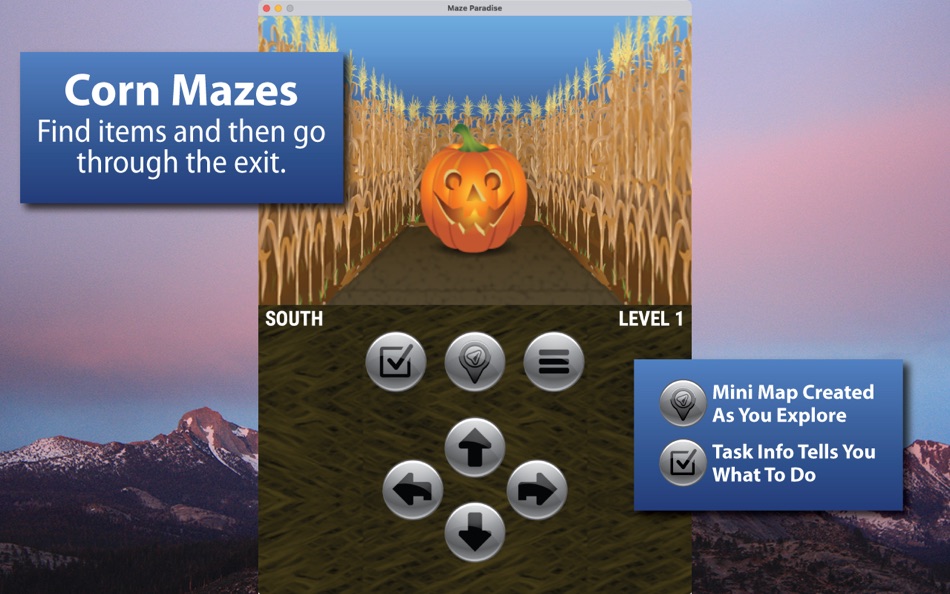 #1. Maze Paradise (macOS) 由: Mike Hempfling