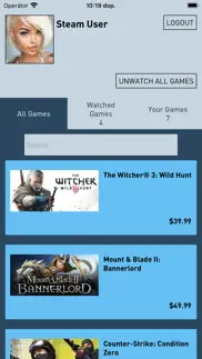 games on sale finder iphone screenshot 1