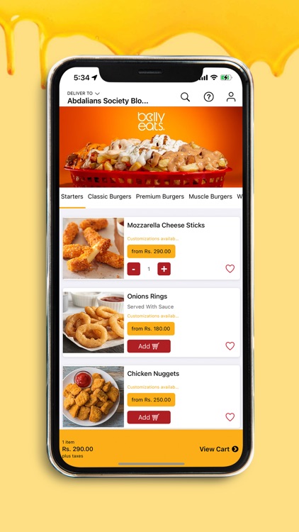Belly Eats App