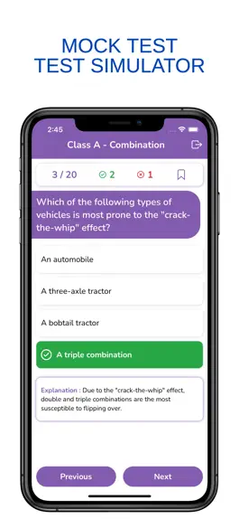 Game screenshot WV CDL Permit Test Prep apk