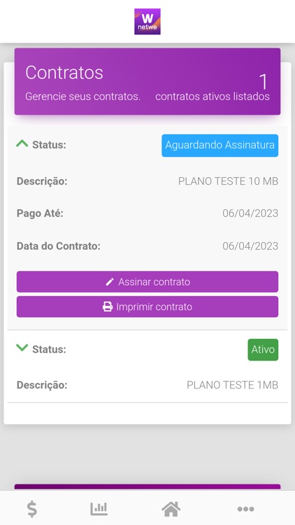 Netwe Central do Assinante screenshot-3