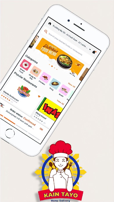 Kain Tayo - Food Delivery App Screenshot