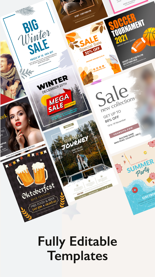 #3. Poster Maker Ads Page Maker (iOS) 由: Jyoti Yadav