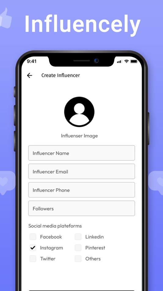 #2. Influencely (iOS) By: King of the Curve, LLC