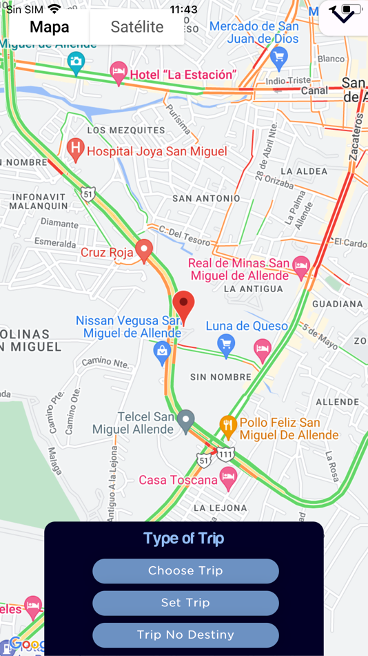 #5. Route (iOS) 由: GPSTECNOLOGIAS SA de CV