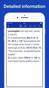 A Shakespeare Glossary screenshot