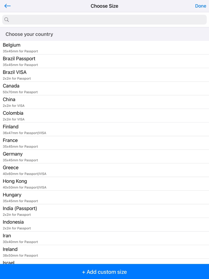 Passport Size Photo Maker App