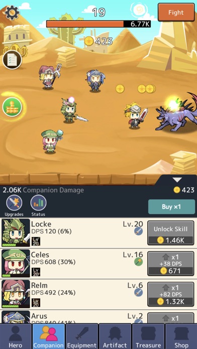 Cute Knights: Taptap Warriors Screenshot