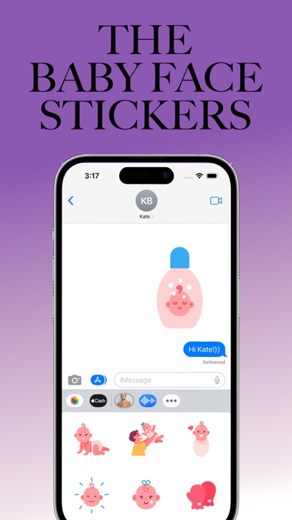 The Baby Face stickers