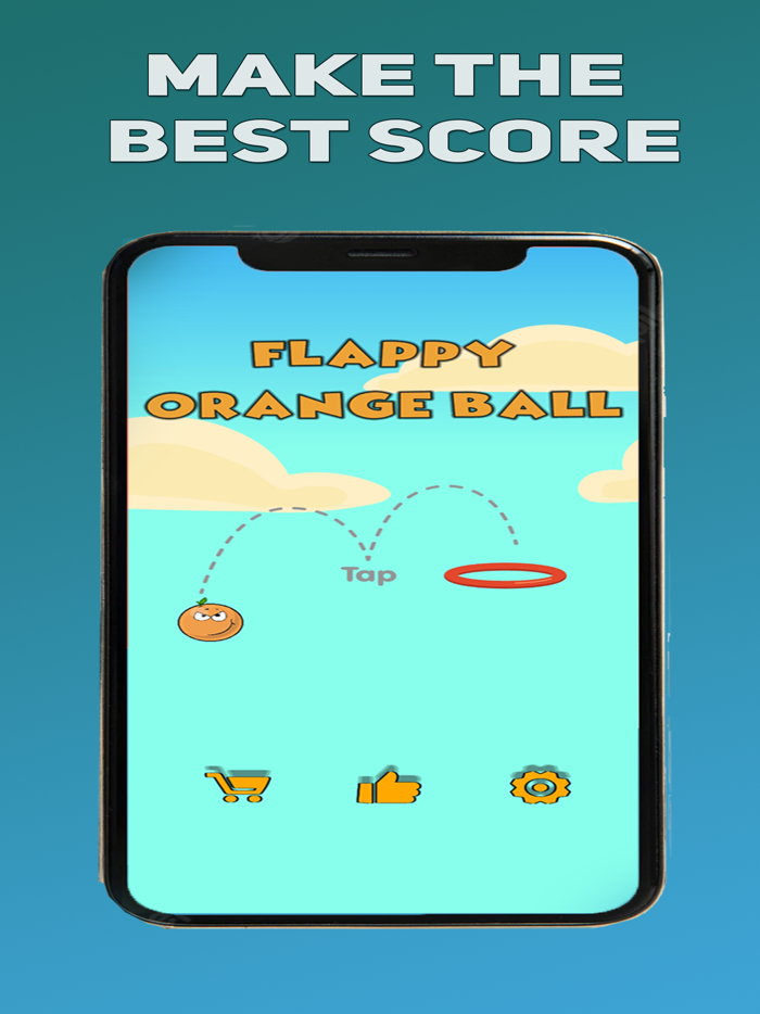 Flappy Orange Ball