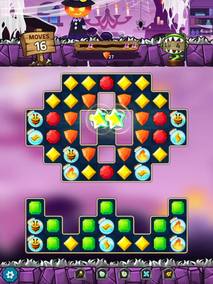 Jewels Witch  match3 puzzle