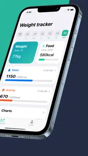 weight loss - scale tracker iphone screenshot 2