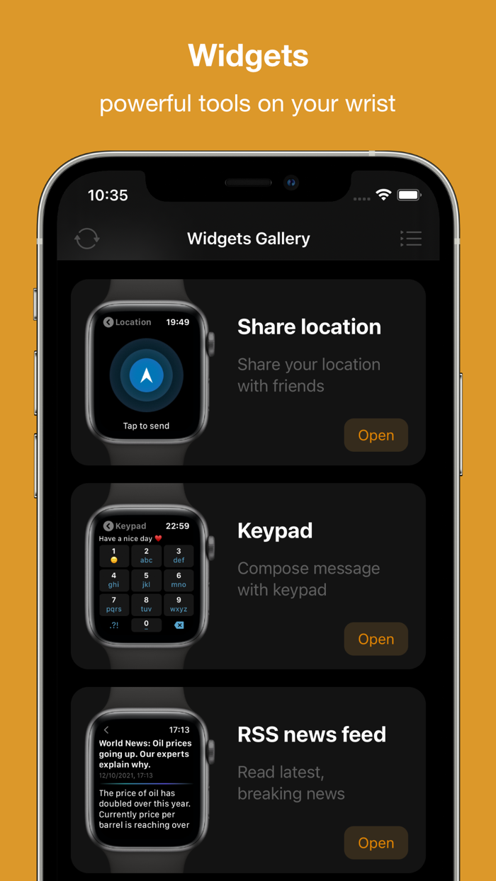 Watch Widgets and Wallpapers