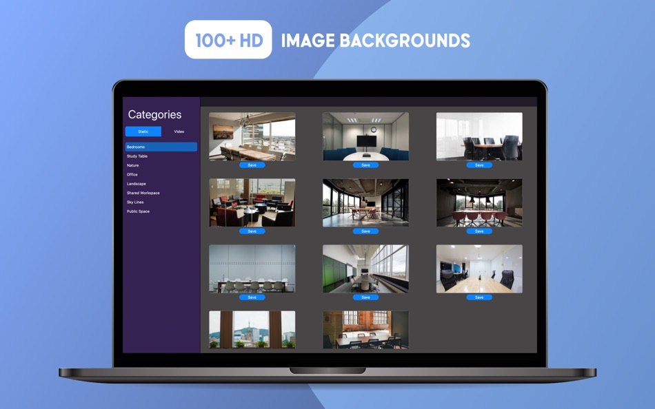 #2. Backgrounds for Zoom' (macOS) Podle: Code Gradients