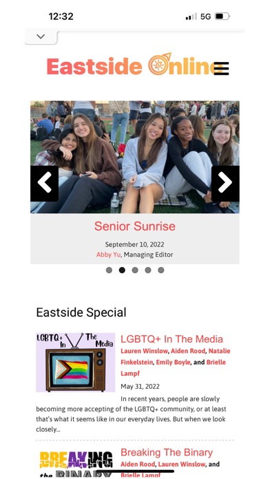 Eastside Online Screenshot