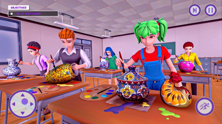 High School Days Girl Life 3D screenshot-3