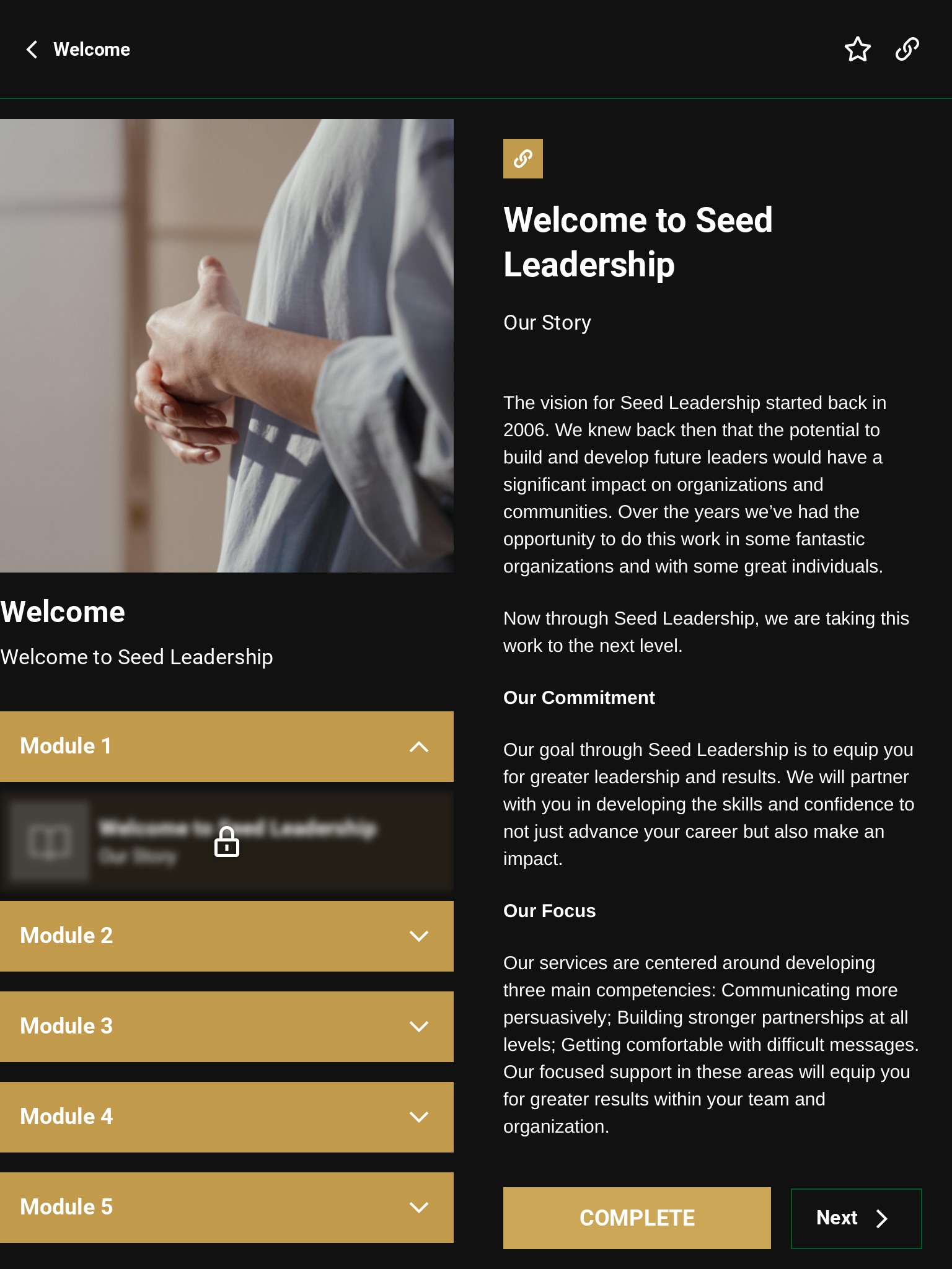 Seed Leadership screenshot 3