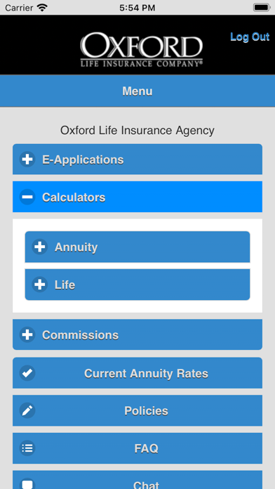 Oxford Mobile Office Screenshot